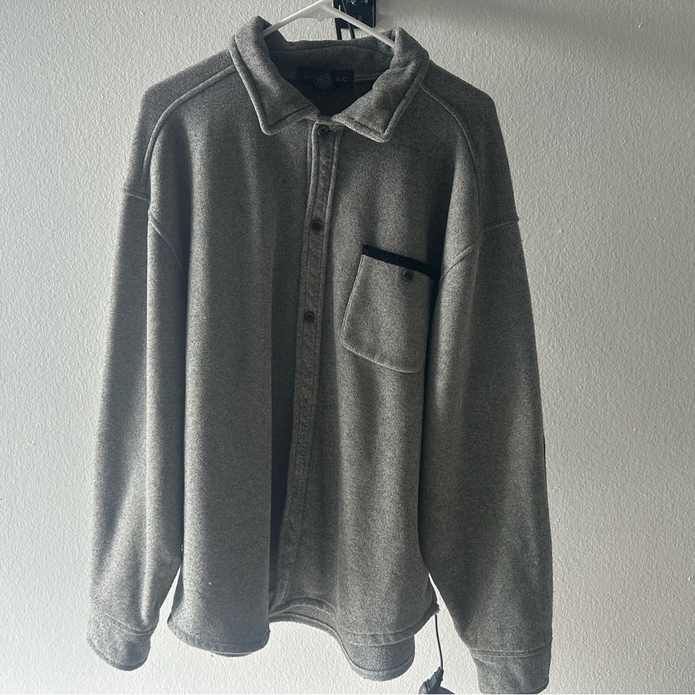 Banana Republic Men's Gray Cardigan Sweater